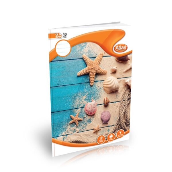 Atlas A4 Book CR 40 Pages – Single Ruled