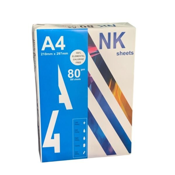 NK A4 Sheets 80 gsm