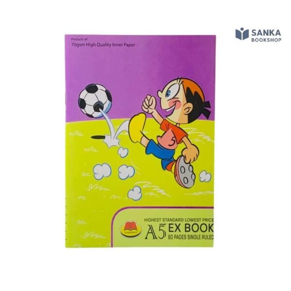 Sammanee A5 Exercise Book 80 Pages – Single Ruled