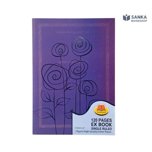 Sammanee A5 Exercise Book 120 Pages – Single Ruled
