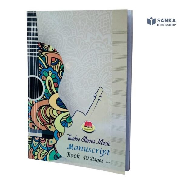 Sammanee Twelve Staves Music Manuscript Book 40 Pages