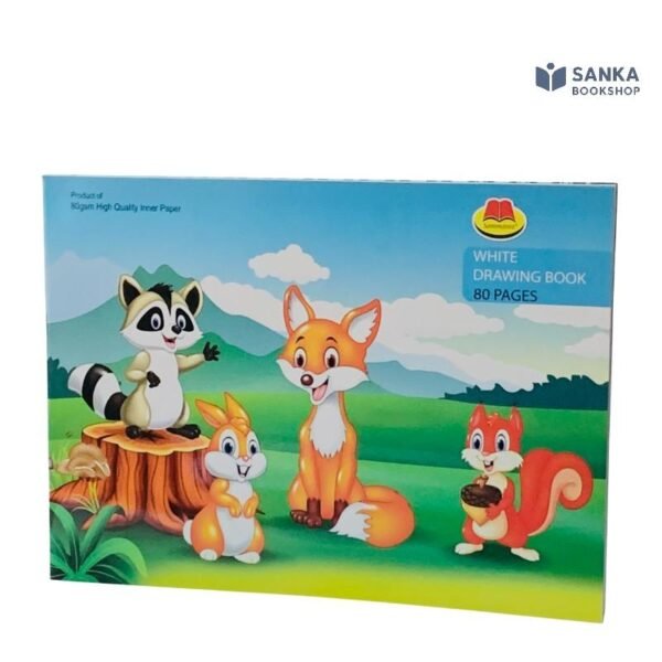 Sammanee White Drawing Book 80 Pages