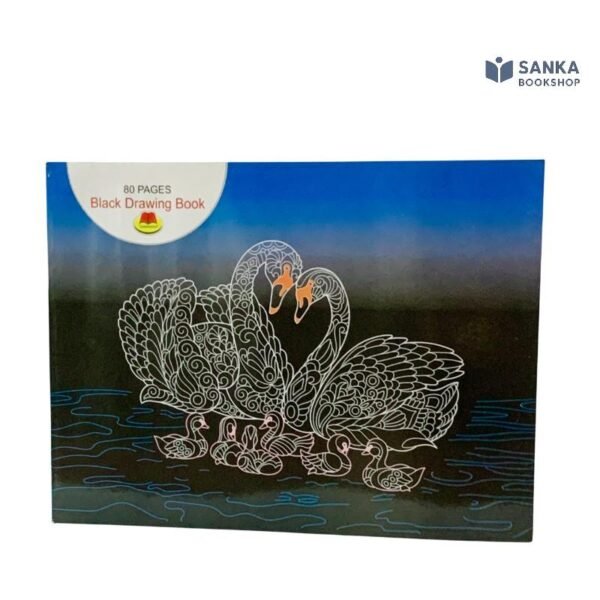 Sammanee Black Drawing Book 80 Pages