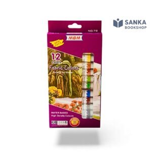 MBM FABRIC Water Colour Set 12 Colours